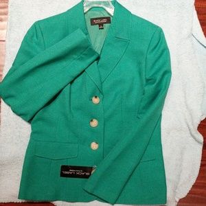 NWT Black Label green blazer